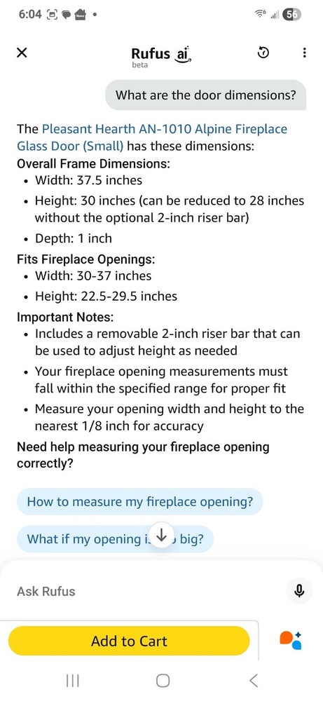 Fireplace Glass Doors