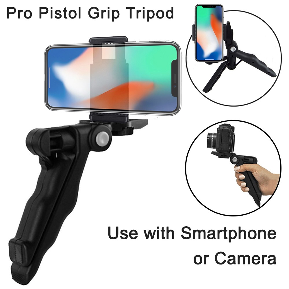 Phone LED Video Light Mic Tripod Kit + Bluetooth for Phone Camera Video Vlogging