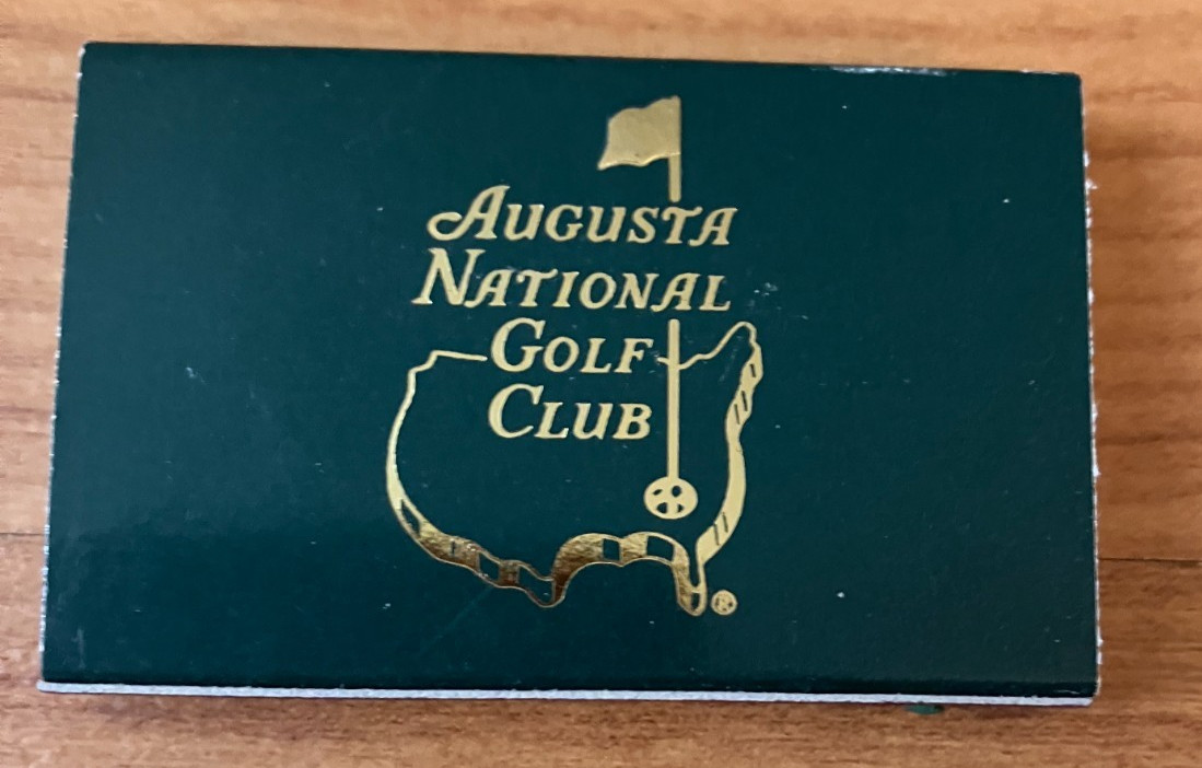 Unopened Augusta National Golf Club Matchbook - New!