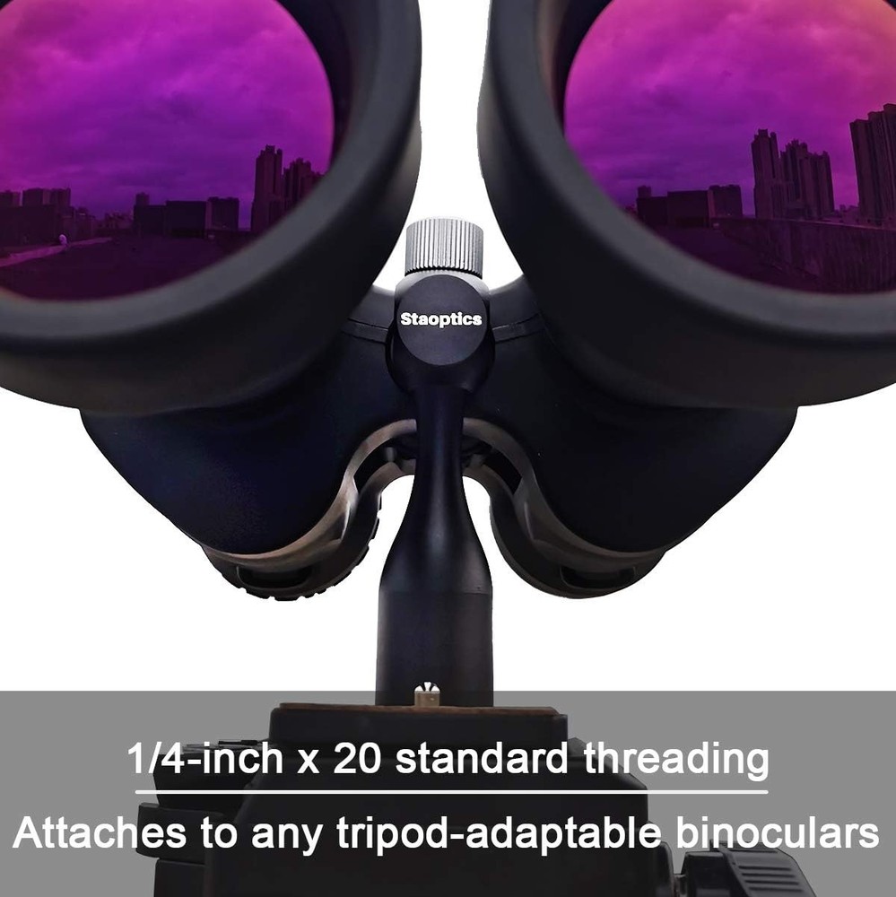 Binocular Tripod Adapter Quick Release 1/4-20Inch Threading Detachable Mount...