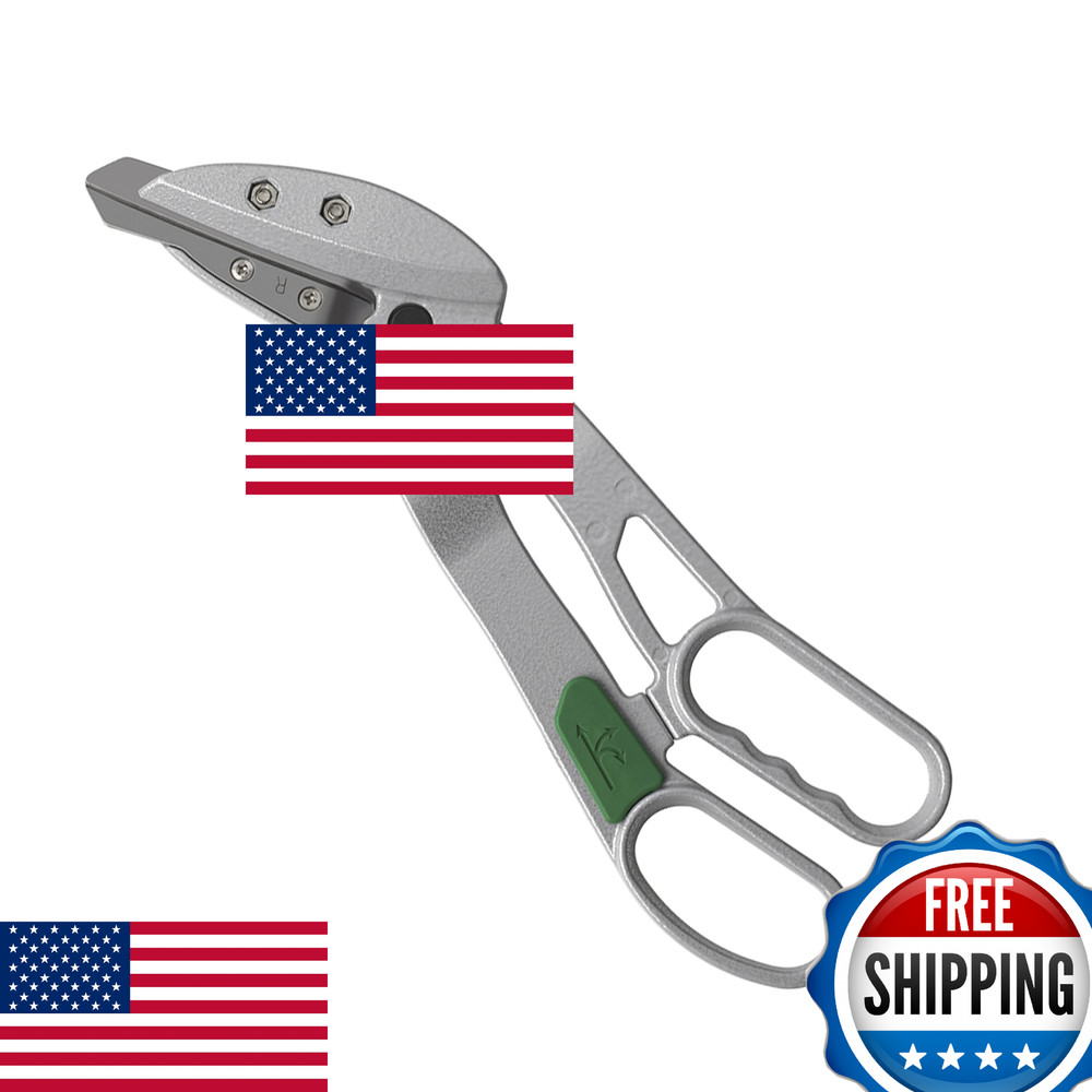 MIDWEST MagSnips Replaceable Blade Snip Right Cut Offset Vinyl Siding Shears USA