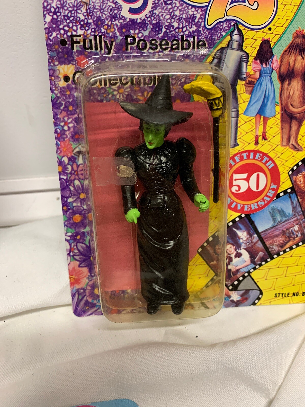 Wizard Of Oz Wind Up Walkers & Poseable Figure Lot Cowardly Lion 1988 - Sealed