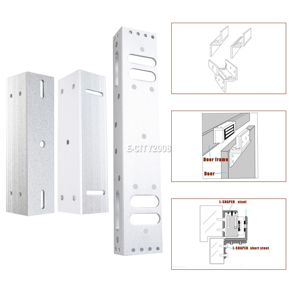 Access Control L&Z Bracket For 600Lbs 280KG Electromagnetic Lock US