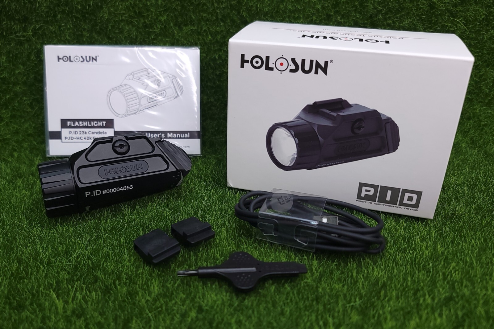 Holosun P.ID LED White Light 1000/500 Lumen Aluminum Pistol/Rifle Tactical Light