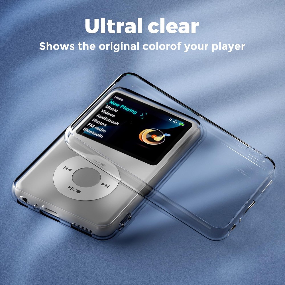 Y1 Mp3 Player Case, Drop-Resistant Silicone Case, Compact and Lightweight, Us...