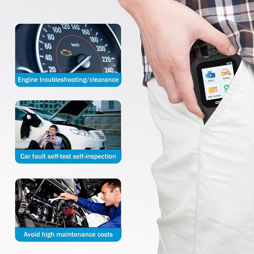 Car OBD2 Scanner Code Reader Engine Fault Code Reader Scanner CAN Diagnostic Sca