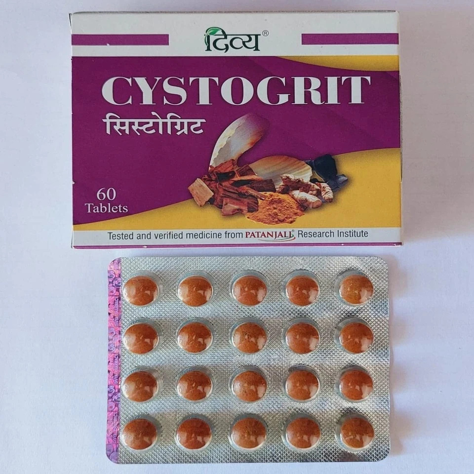 Divya Cystogrit 60 Tablets Long Exp.