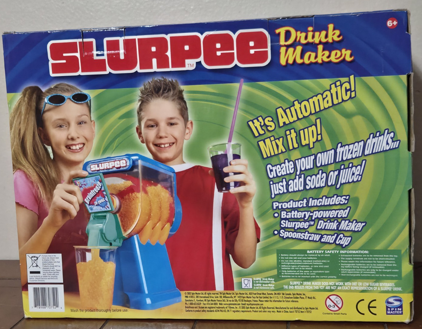 NEW Motorized SLURPEE Frozen Drink Maker Machine 7-11 Brain Freeze SEALED NOS