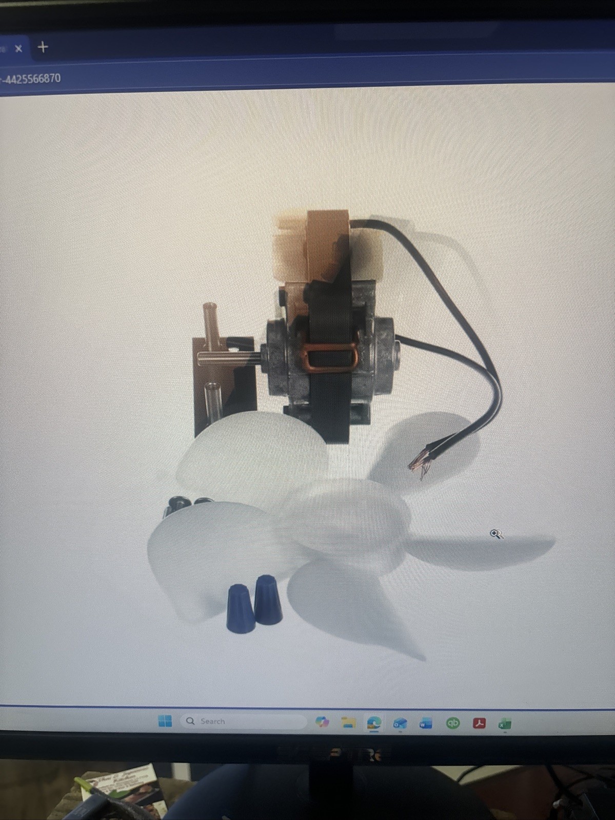 Duke RUF-FAN-ASY-120 Evaporator Motor And Blade Replacement, 120V