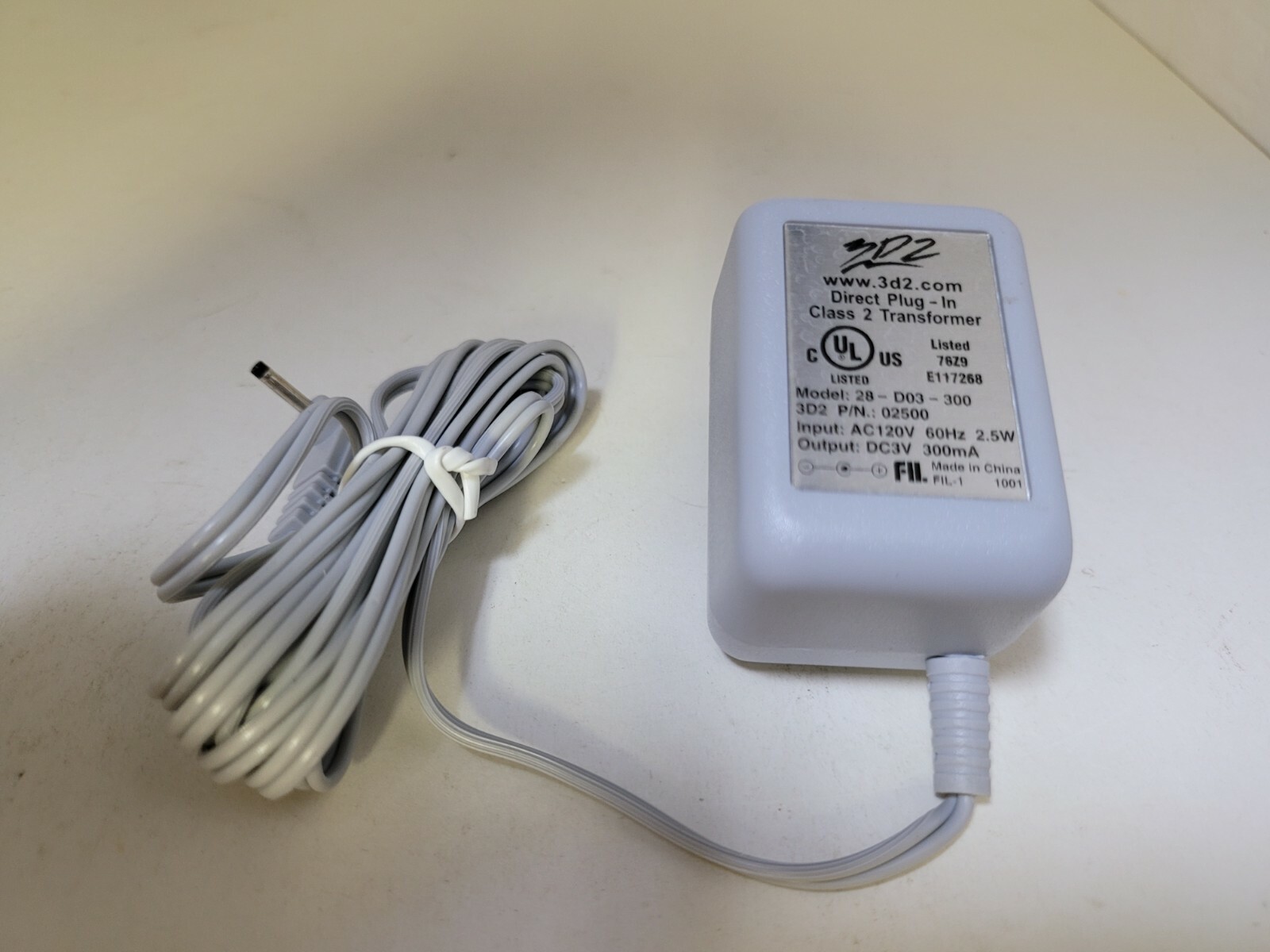 NEW Gray AC Power Adapter DC 3V 300 mA for Game boy Pocket & Gameboy Color #18C