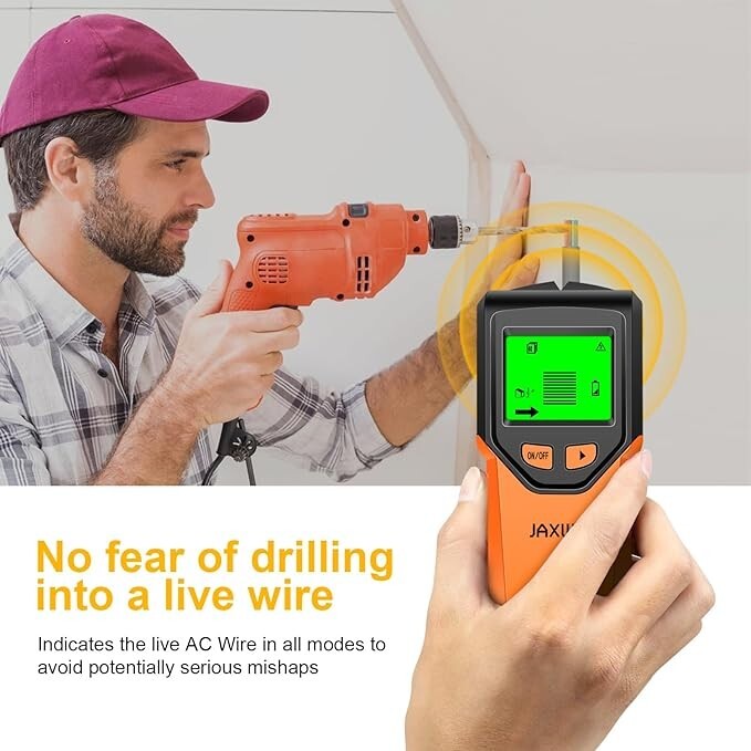 Stud Finder Wall Scanner - 5 in 1 Stud Detector with Intelligent Microprocess