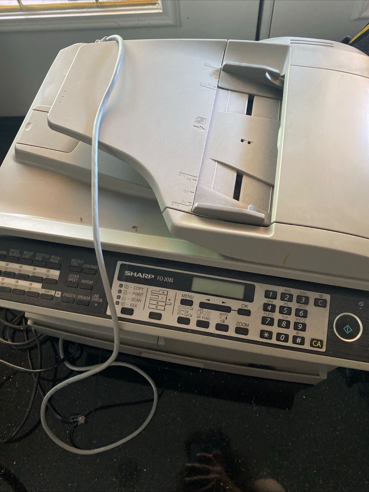 Sharp FO-2081 Laser Printer