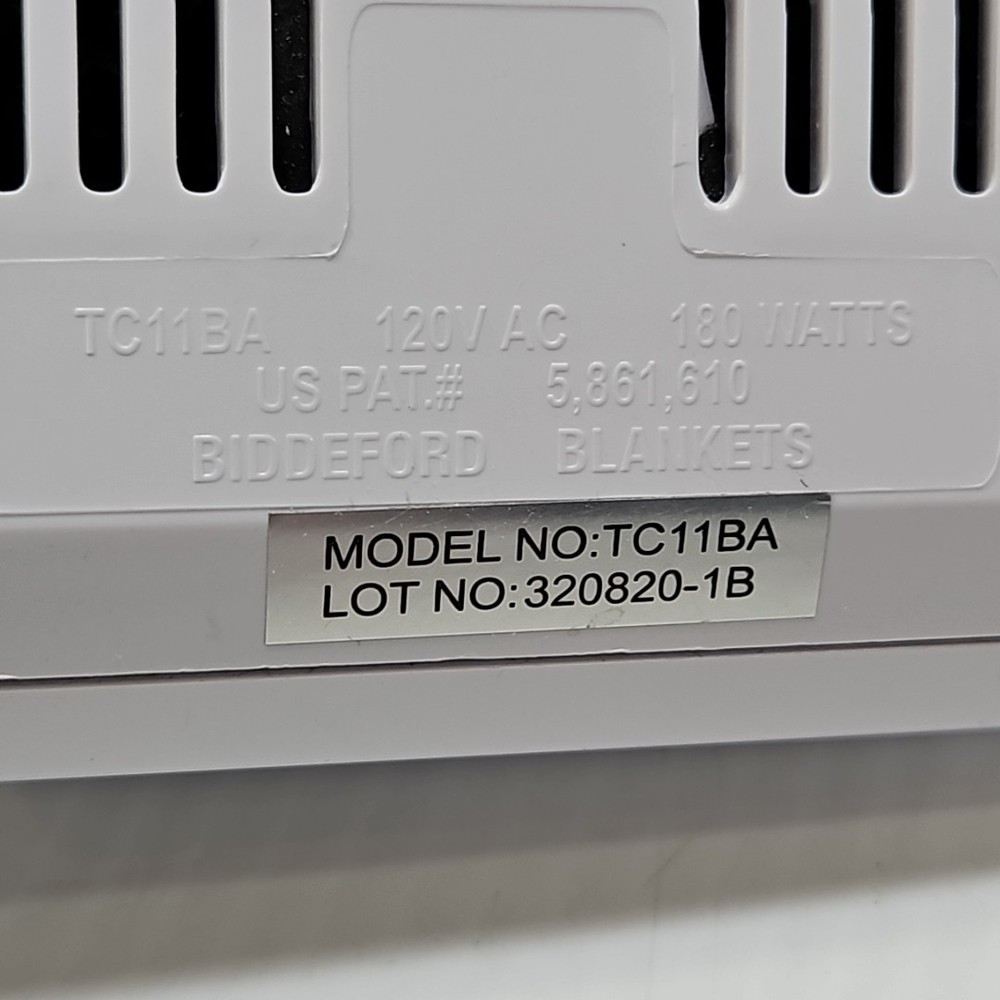 Original Biddeford or Cannon TC11BA Electric Blanket Controller Control