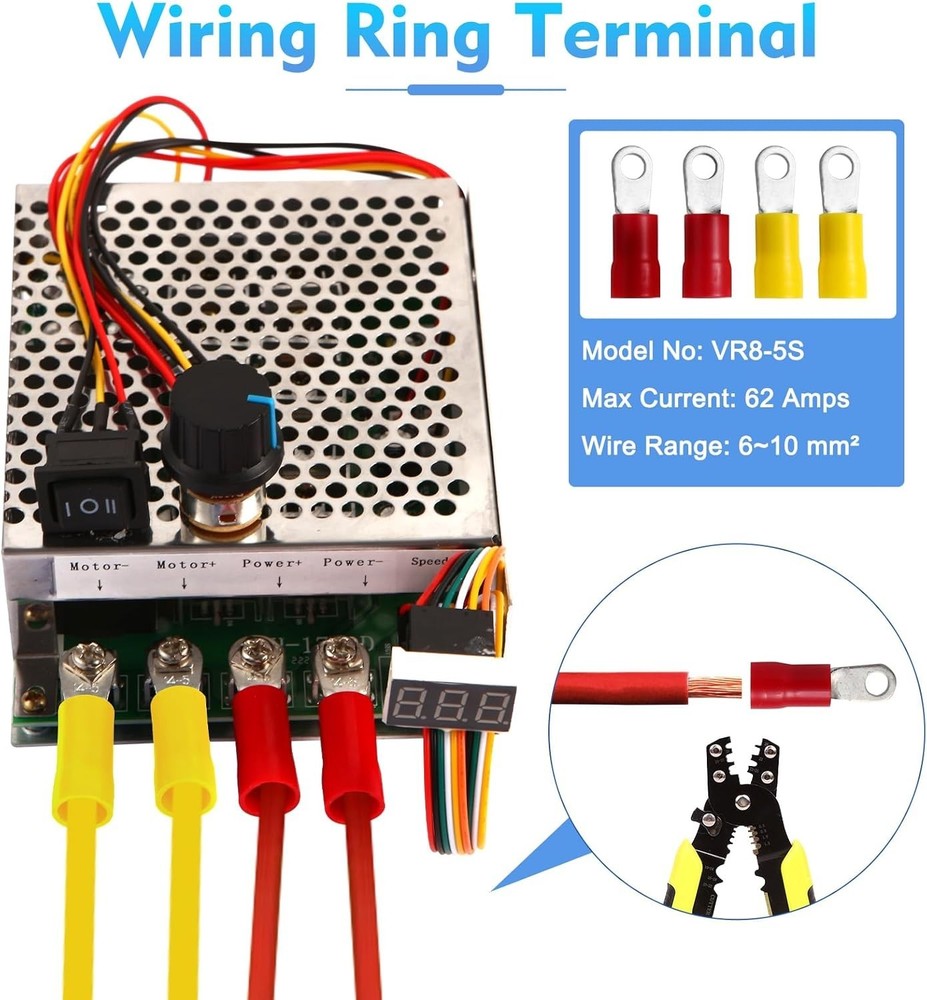 Motor Speed Controller with Forward-Brake-Reverse