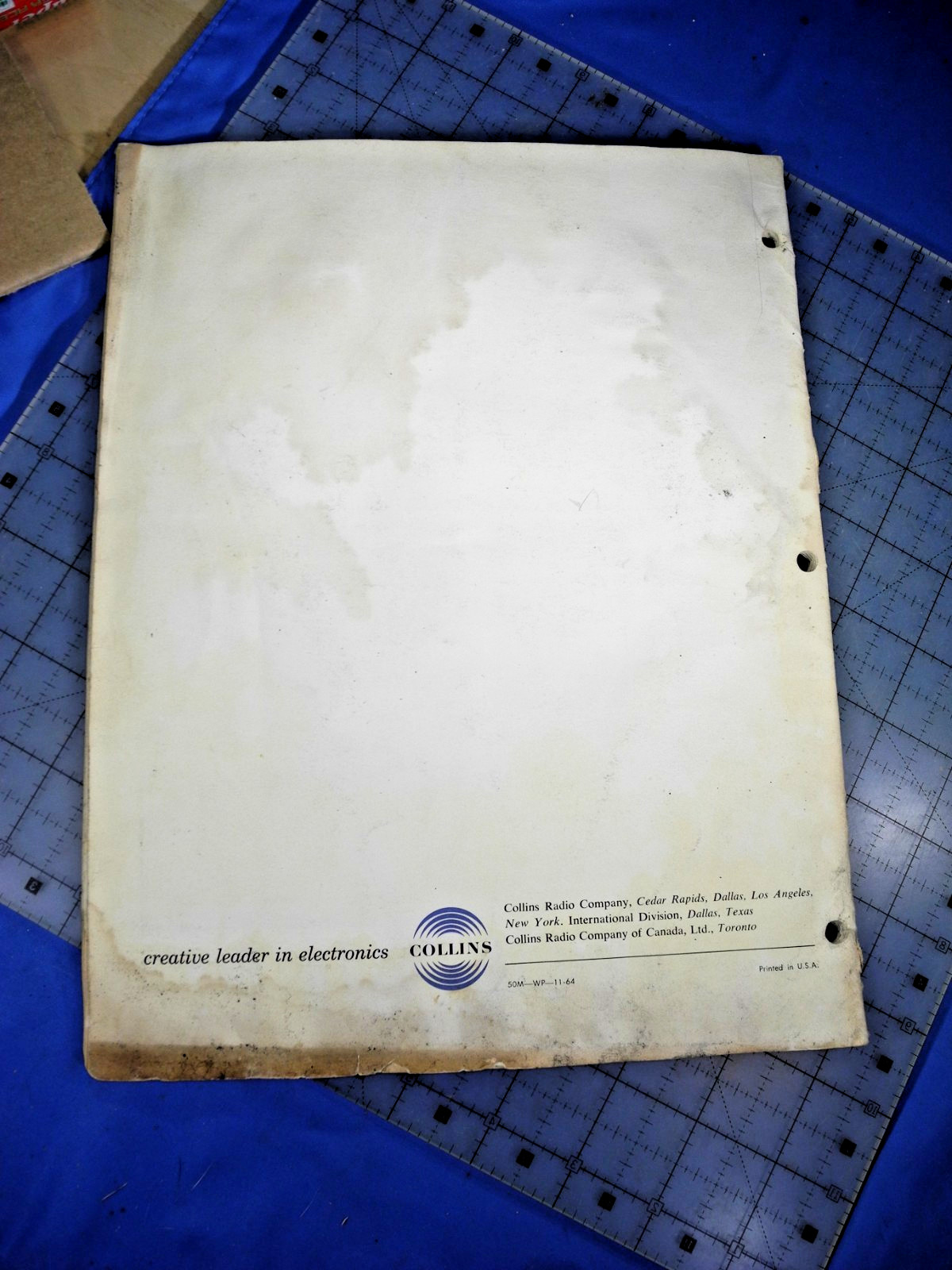 1964 Collins AMATEUR RADIO EQUIPMENT CATALOG No 32 (Free Shipping!)