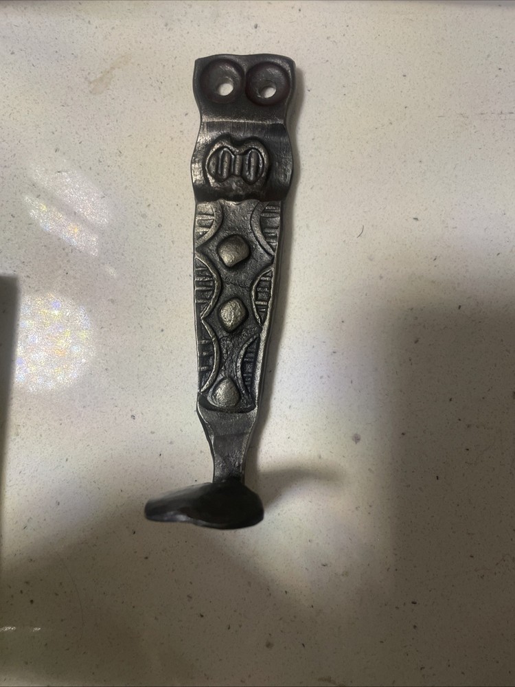 Rustic Wrought Iron Monster? Wall Hook Animal