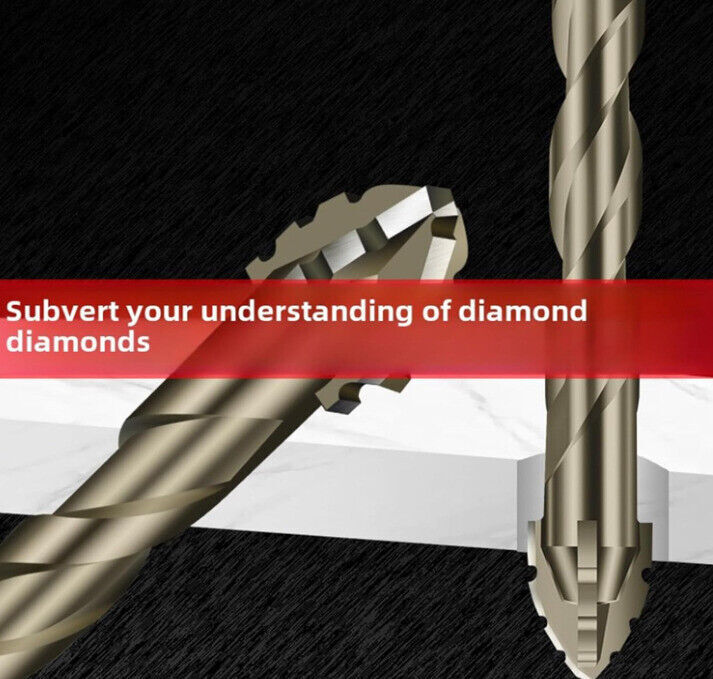 New Four-Flute Sawtooth Eccentric Drill Bit, Cozy Hoome Efficient Drill Bits US