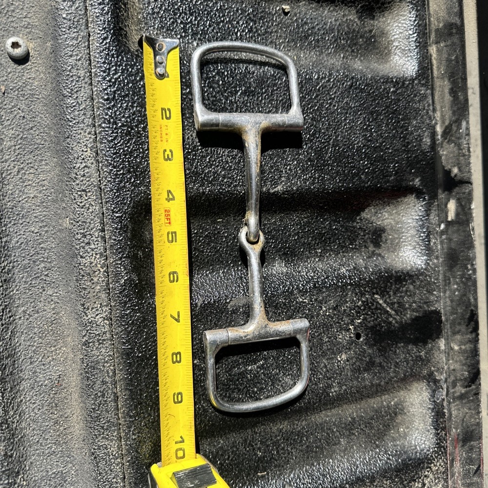 Stainless Steel Jointed Dee Ring Snaffle Bit