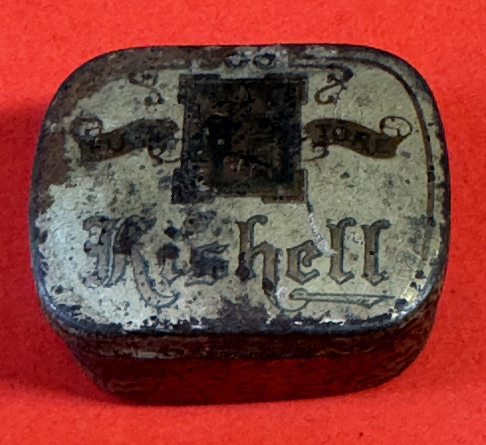 Richelle Phonograph Record Needle Tin Silvertone Full Tone - Empty