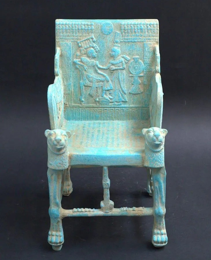 RARE ANCIENT EGYPTIAN ANTIQUITIES Chair Throne for Pharaonic King Tutankhamun BC