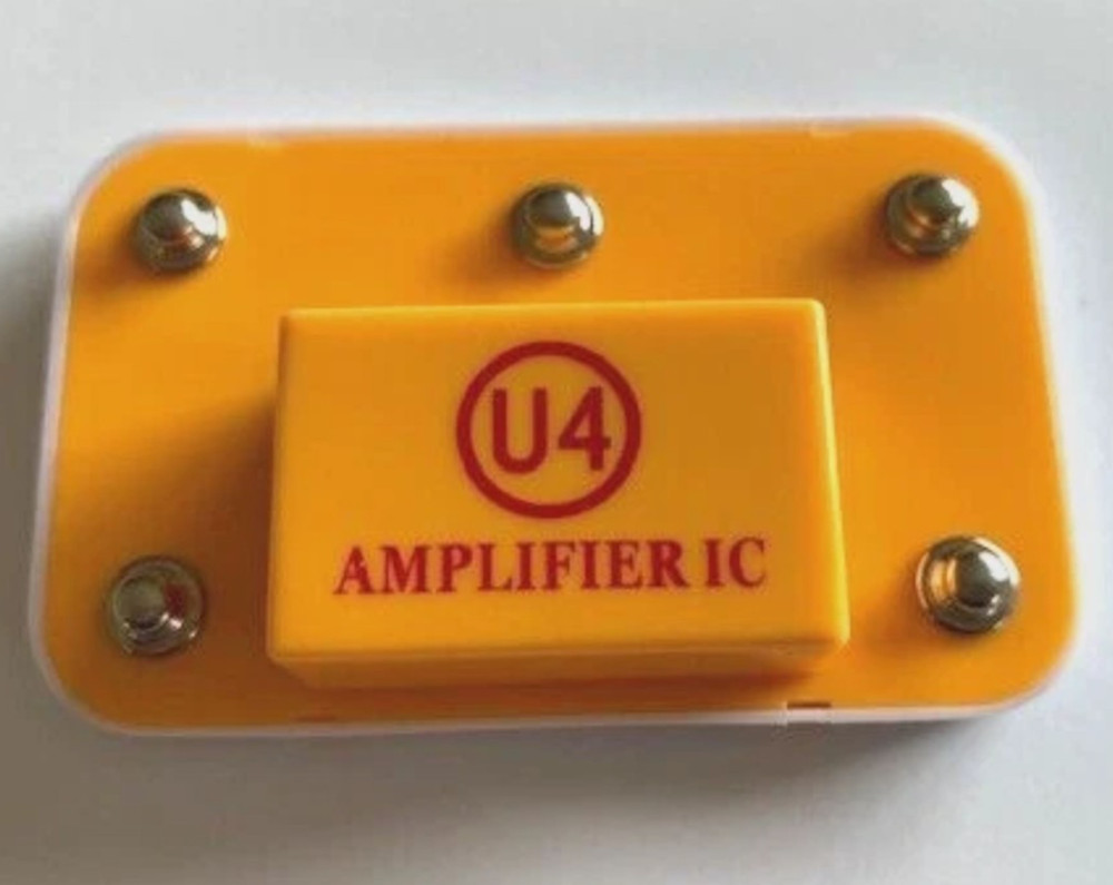 ELENCO Snap Circuits Replacement Part: Amplifier IC Unit (U4), Part # 6SCU4