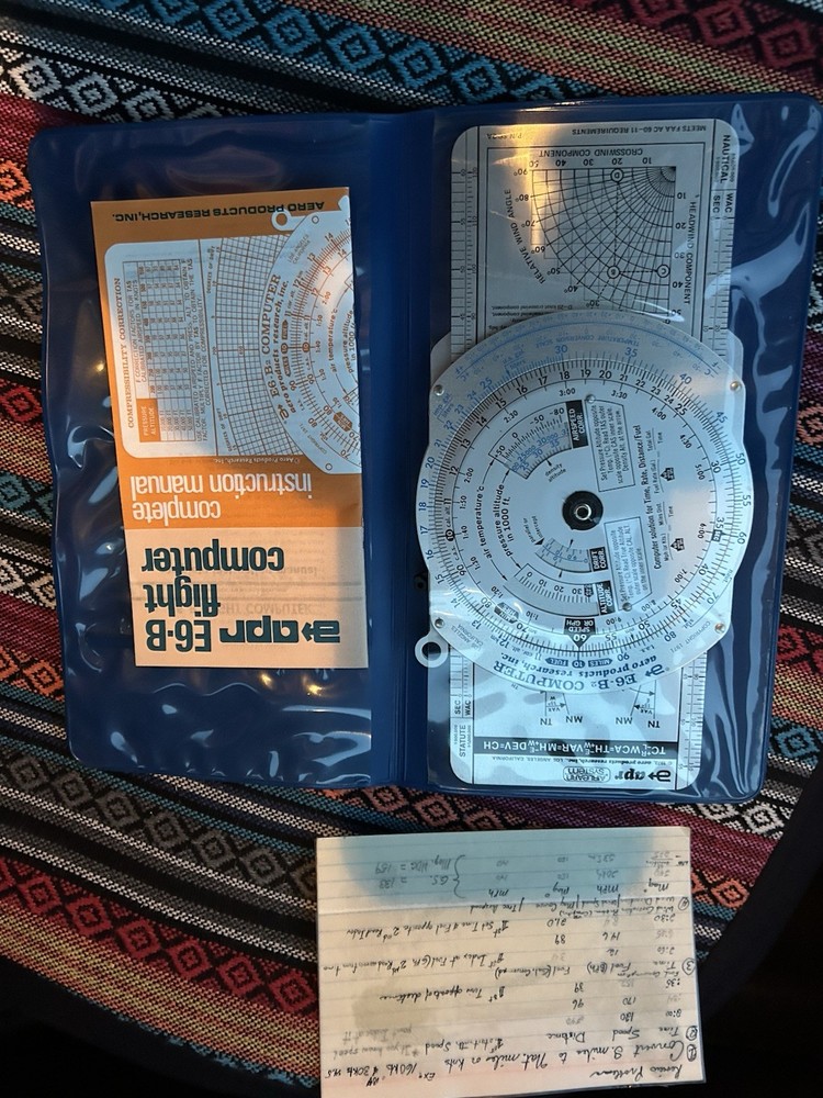 sporty's e6b electronic flight computer