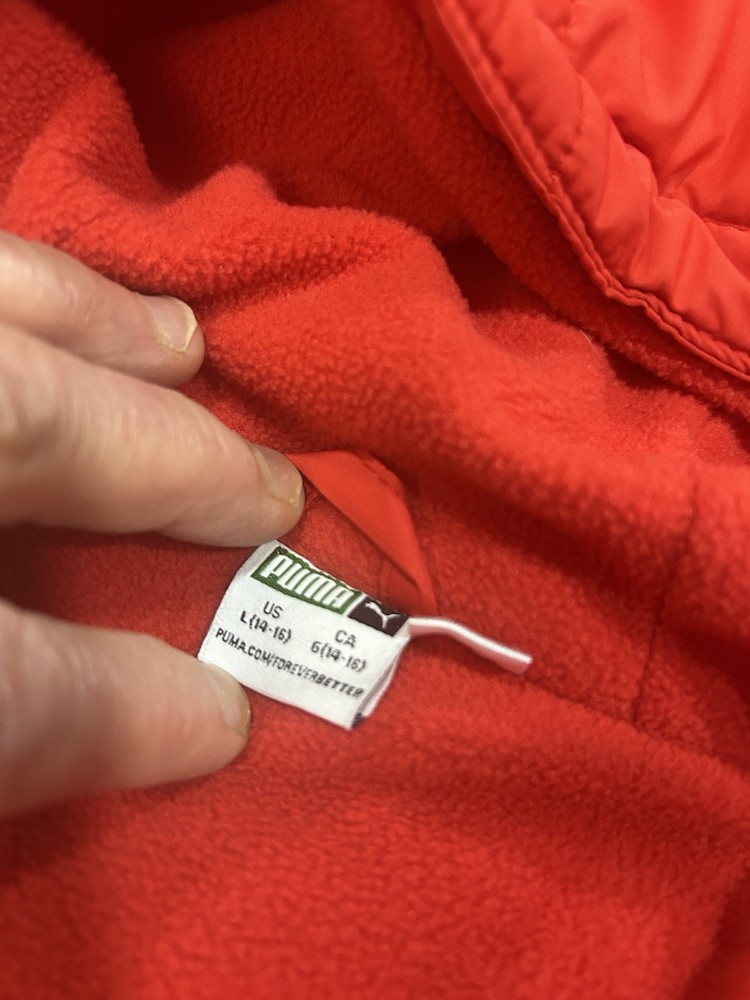 Kid Puma Winter Jacket Red Size 14-16