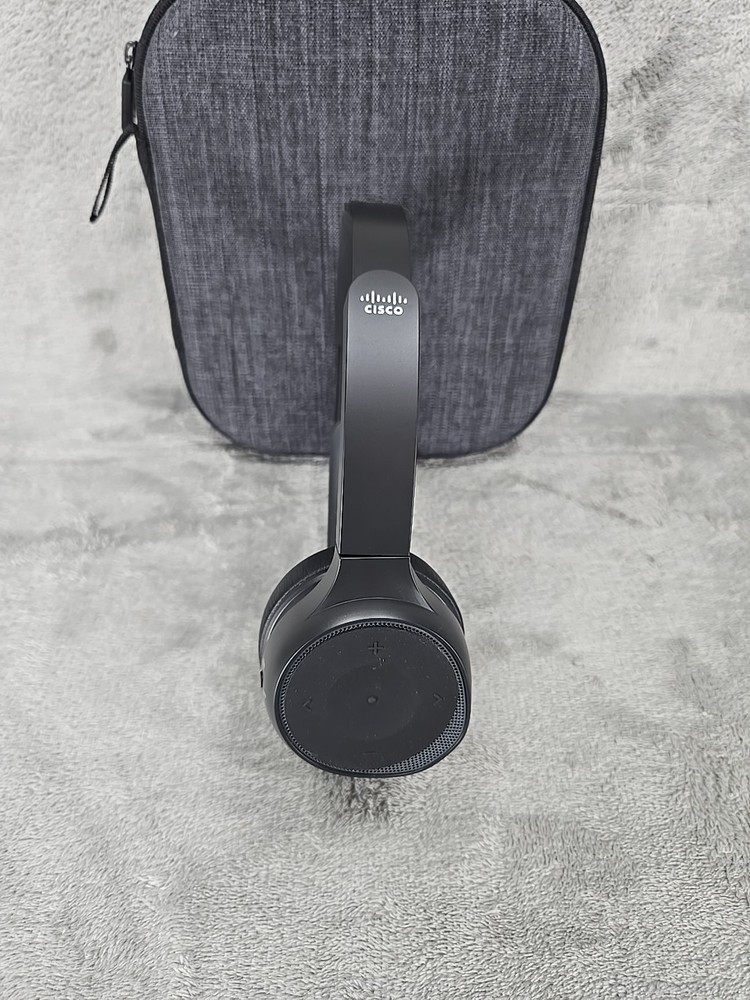 Cisco Headset 730, Wireless Dual On-Ear Bluetooth Headset - Black