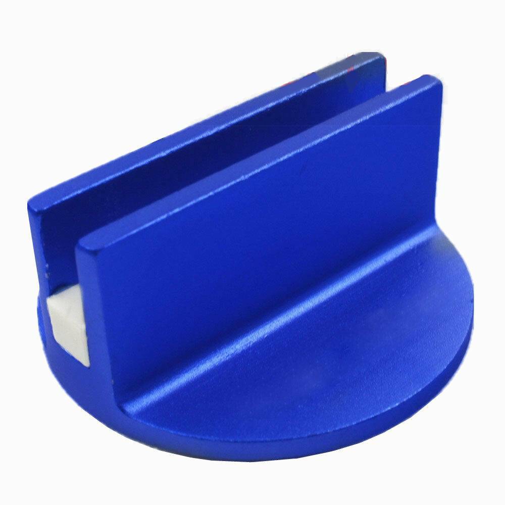 2PC Blue Universal Jack Disk Pad Adapter Aluminium Pinch Weld Side JackPad