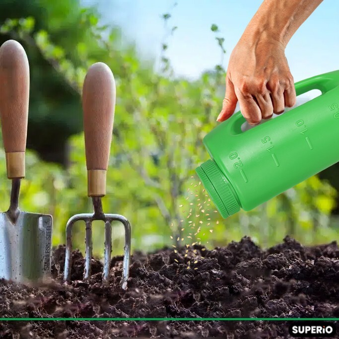 Lawn Handheld Shaker Green 2-Pack
