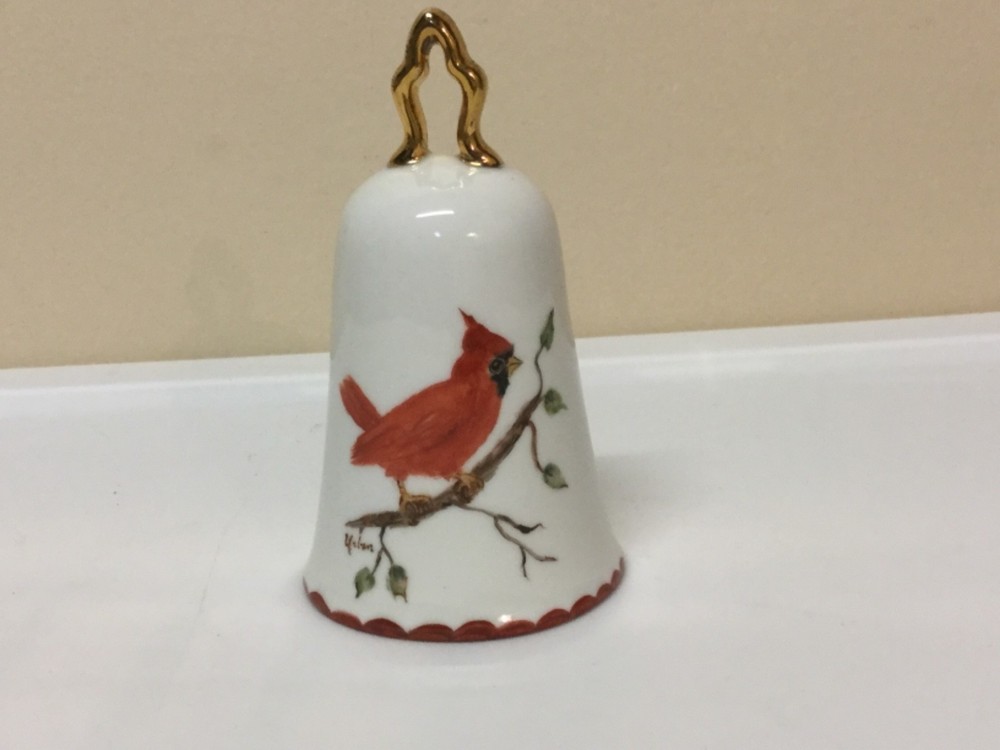 Cardinal Collectible Bell Signed
