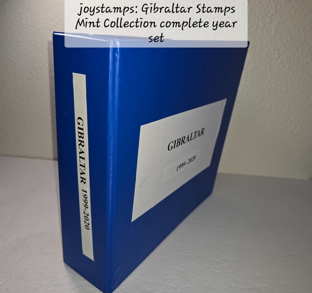 Joystamp: Gibraltar Mint Stamps Collection Lot Year 1999 to 2020