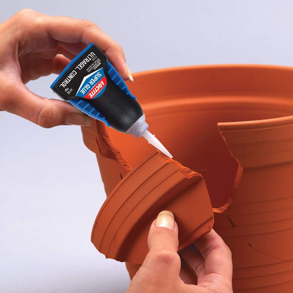 Loctite Super Glue Ultra Gel Control, Clear, 0.14 fl oz Bottle, 1 Pack -