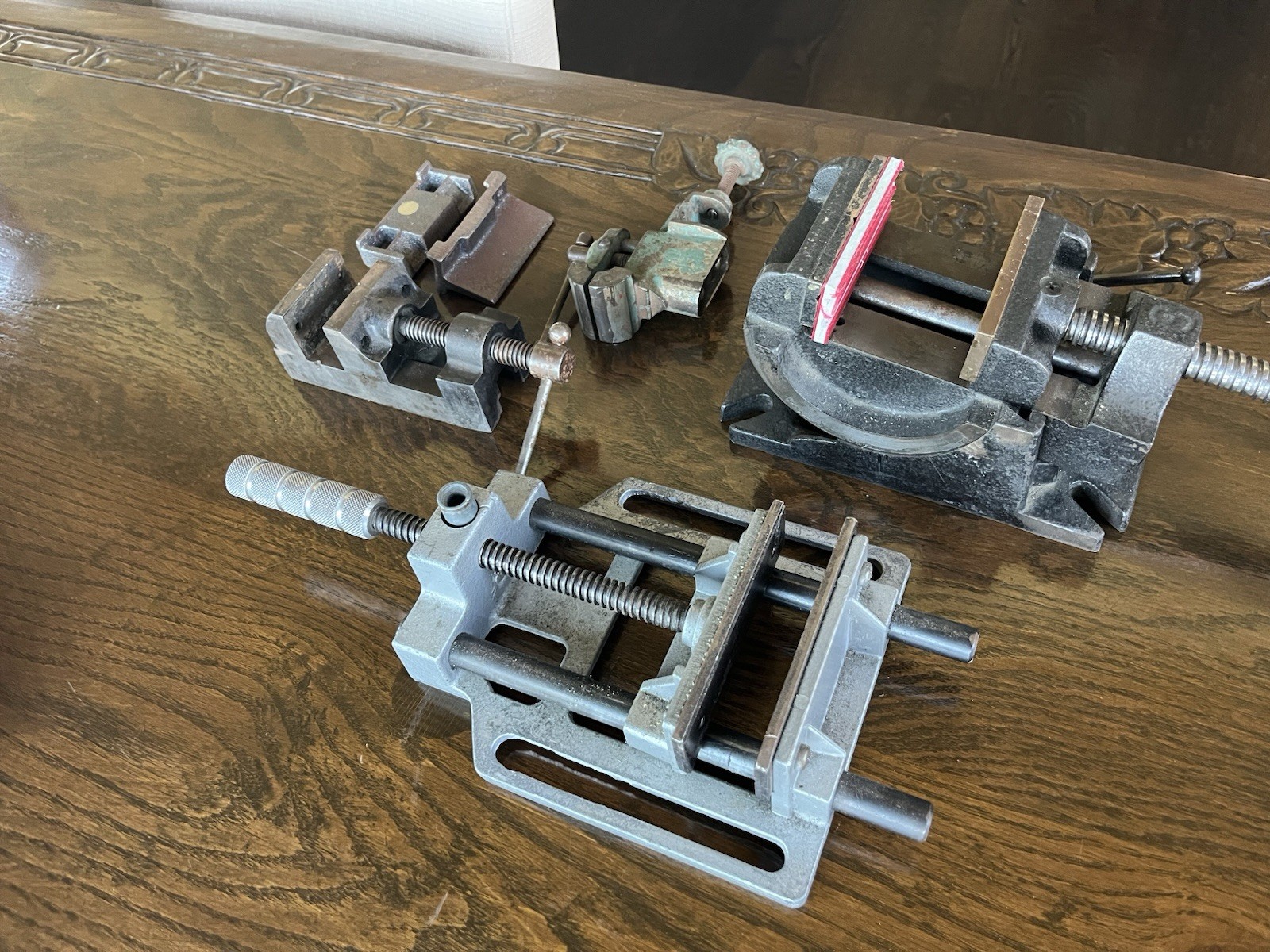 Machinist Vise Lot Tools Bits Yankee 992 USA Lathe