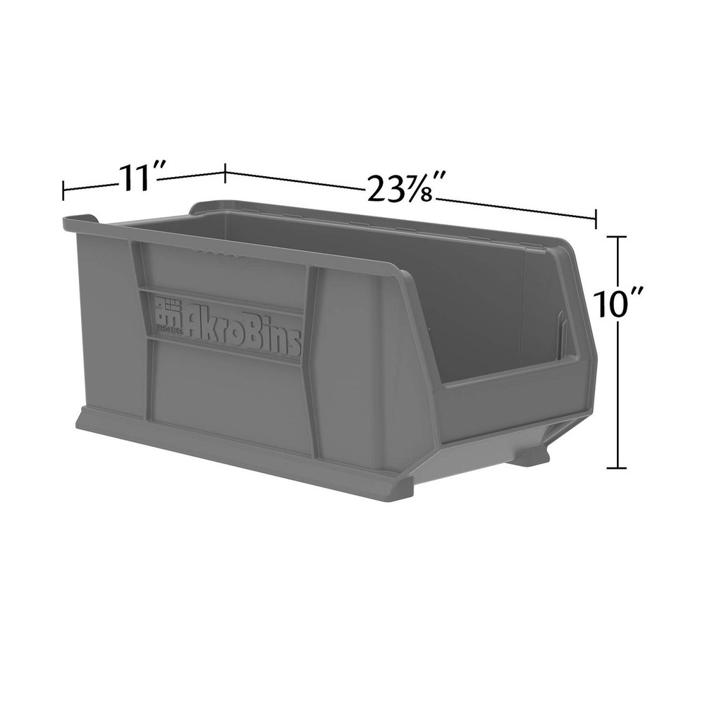 Akro-Mils 30287 Super-Size AkroBins Plastic Storage Bins, Space-Saving Stacka...