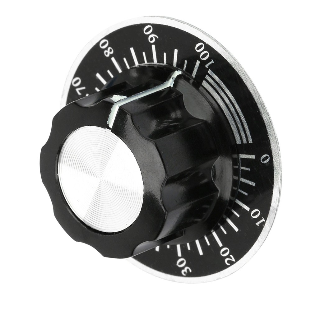 5 Knurled Potentiometer Knobs Durable Volume Control Cap DIY Accessories Premium