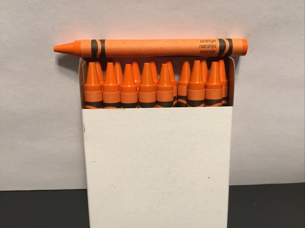 (16) Crayola Crayons (orange) BULK