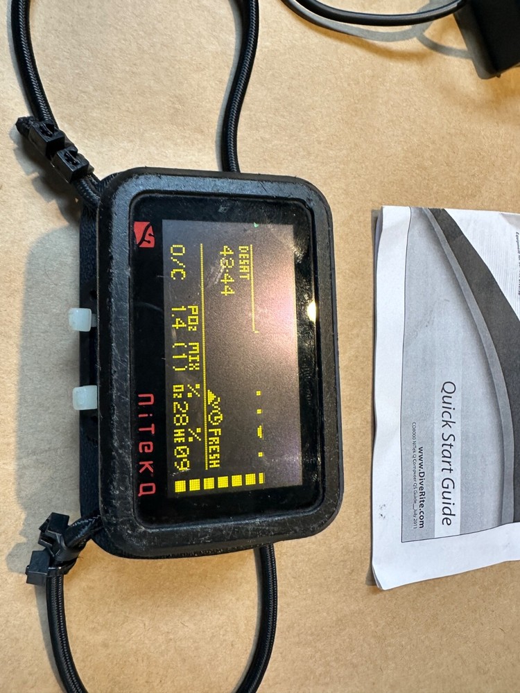 Dive Rite NiTek Q Techical Diving Computer Nitrox/Timix