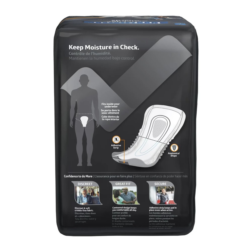 FitRight ActivEdge Bladder Control Guards For Men, 52 ct