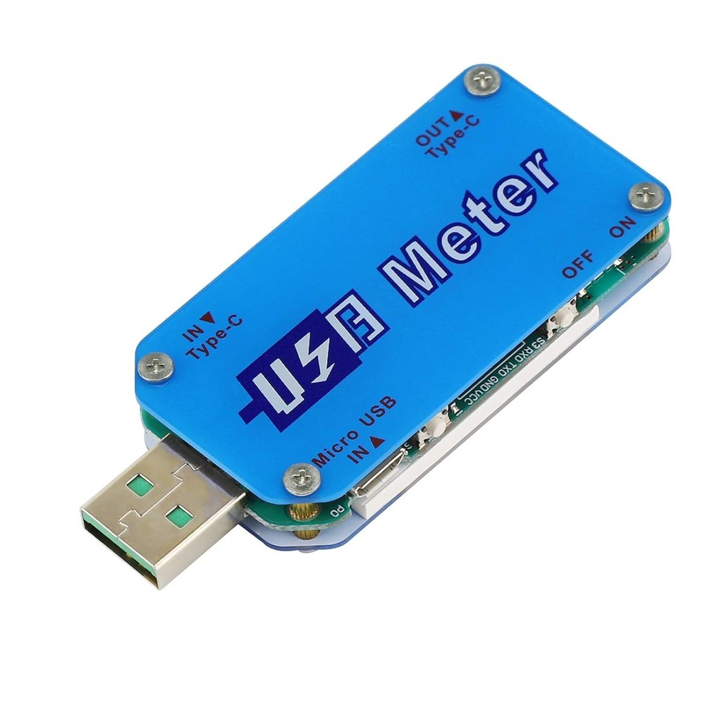 Sleek USB A & C Power Meter for Accurate Charging and Compatibility Tests