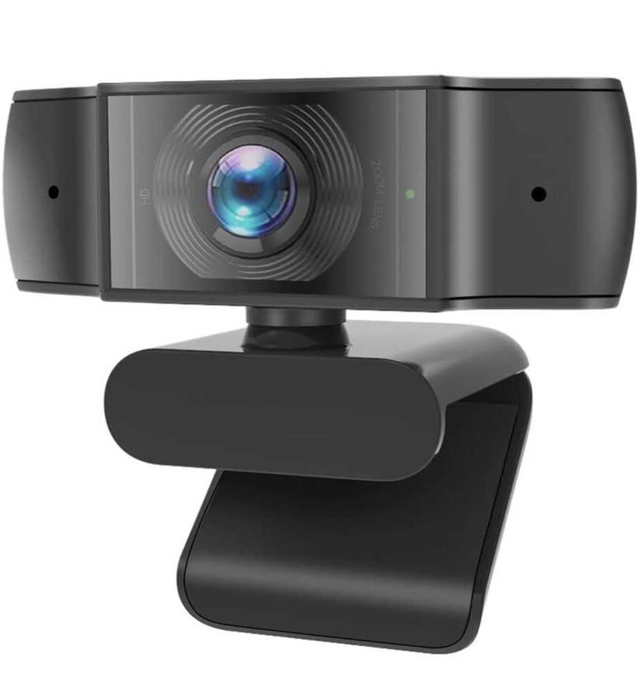 1080P Webcam Wide View HD Streaming Web Camera 360 Degrees Great Quality