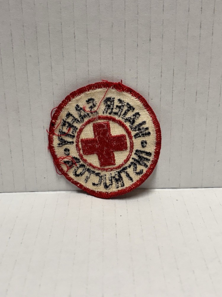 Red Cross Water Safety Instructor Patch 1960s Vintage
