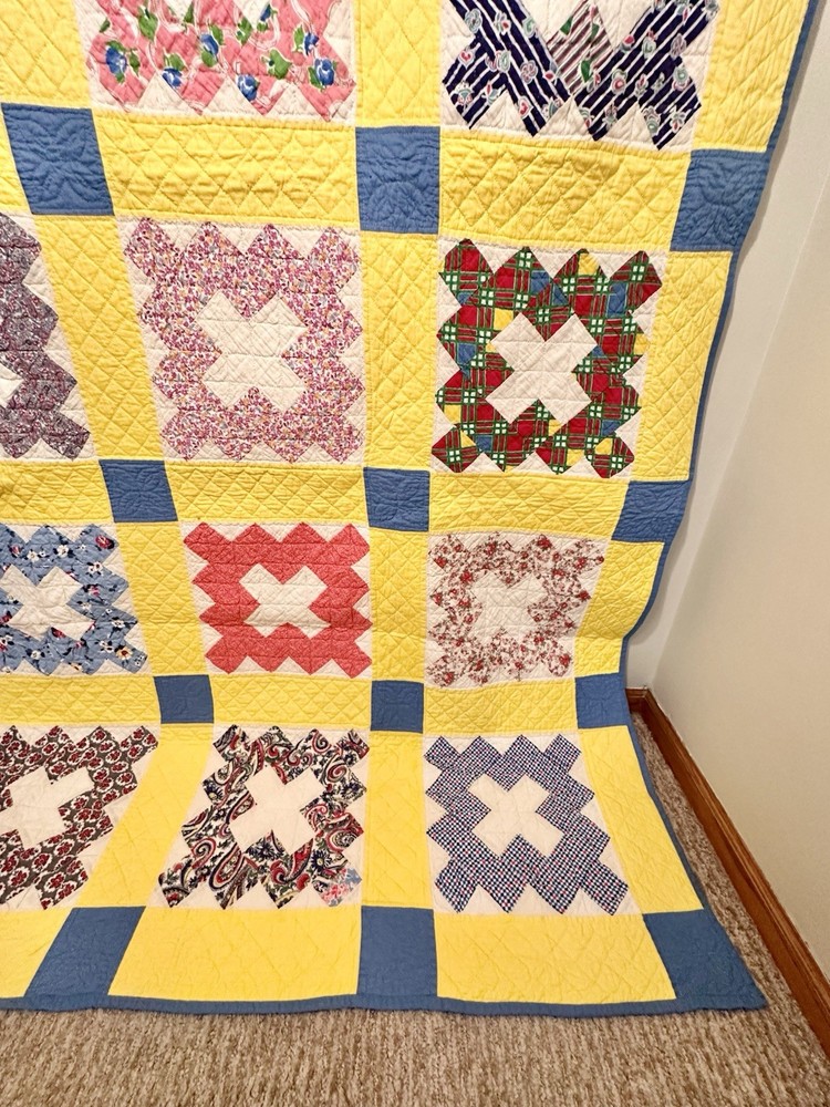 Handmade Patchwork Cotton Album Quilt