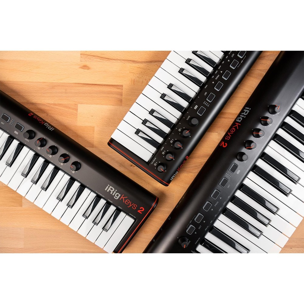 IK Multimedia iRig Keys 2 Pro Full-Sized 37-Key MIDI Keyboard Controller