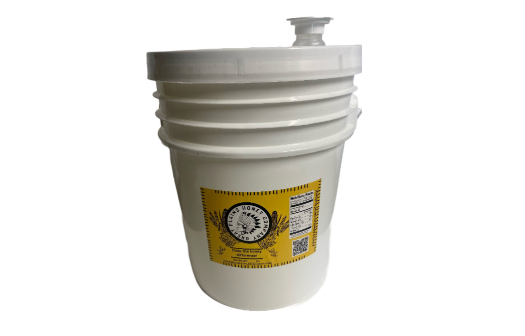 5 Gallons Wildflower Honey (60lbs) Raw, Unfiltered and Unheated!