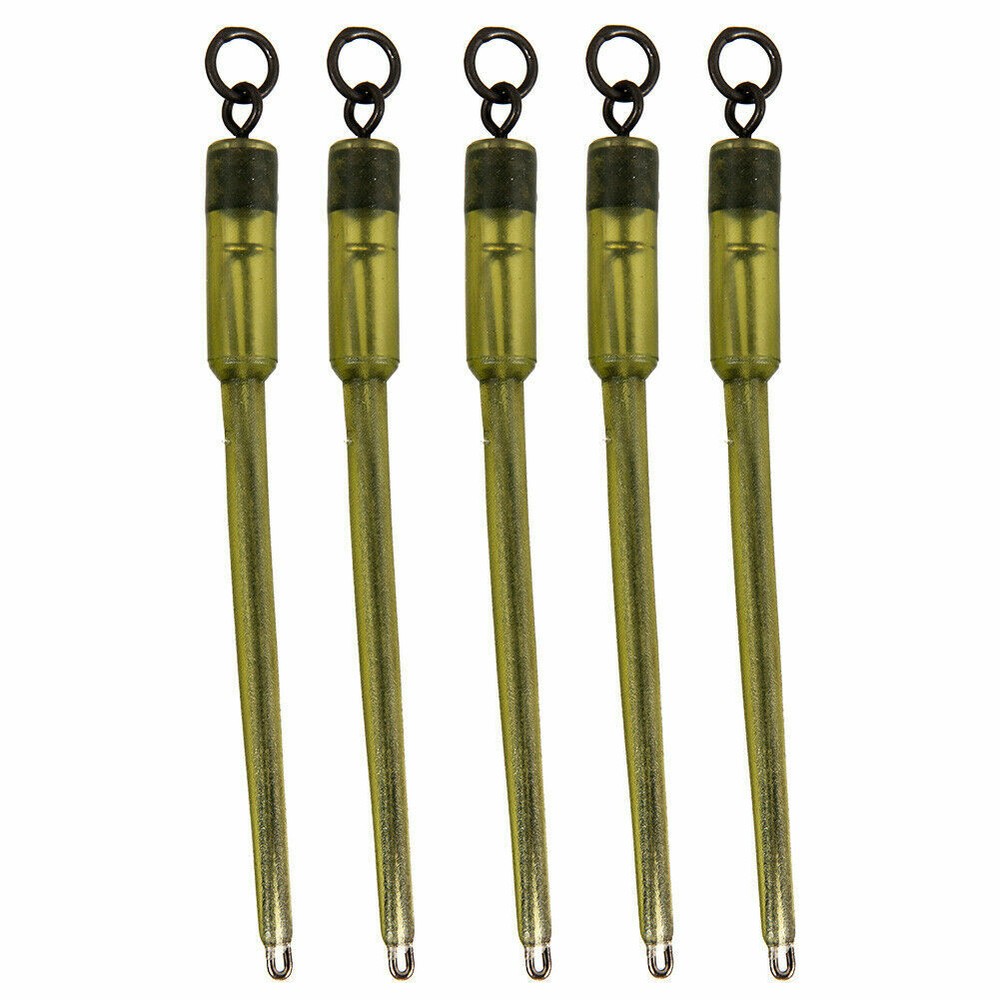 5 Translucent Green OR brown quick change solid PVA bag stems for carp fishing