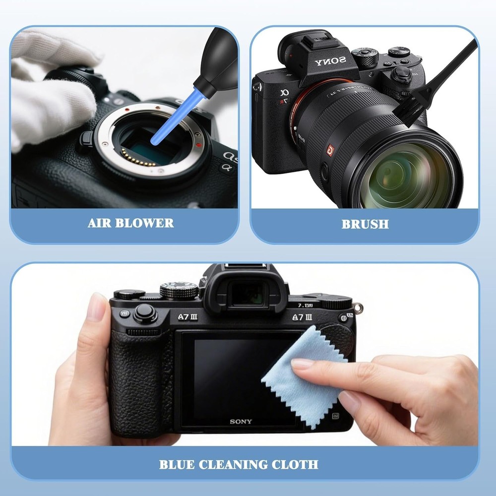 Camera Lens Cleaning Kit,Camera Accessories, Camera Sensor and Lens Cleaning Kit