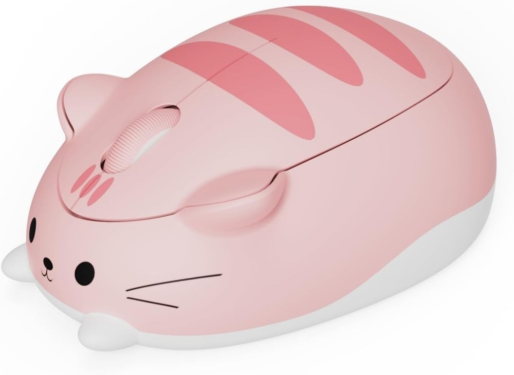 Akko Cat Theme Wireless Gaming Mouse Pink Tri-Mode Bluetooth 2.4G