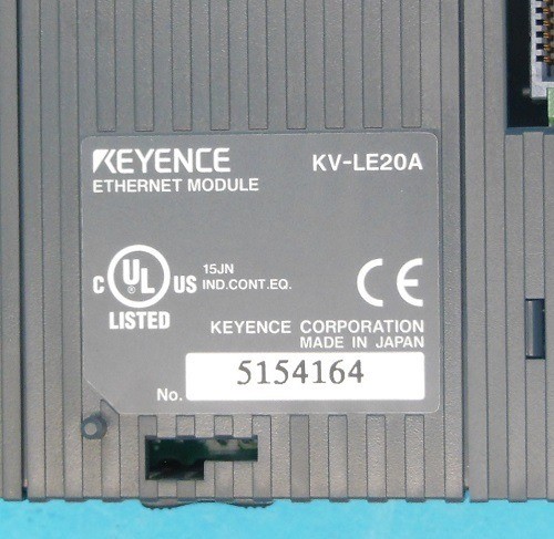 KEYENCE KV-LE20A Ethernet Unit PLC Module USED