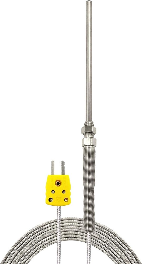 Precision TL1815 K-Type Sensor Probe with Metal Head - Temp Range 0-800 °C